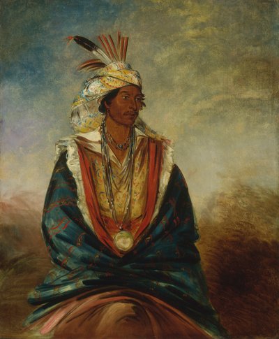 Tel-maz-há-za, ein Krieger von Rang von George Catlin