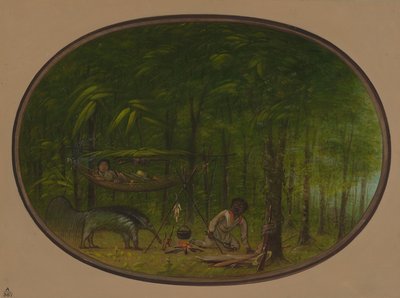 Der Große Ameisenbär, 1854-1869 von George Catlin