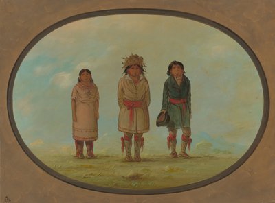 Drei Creek-Indianer von George Catlin