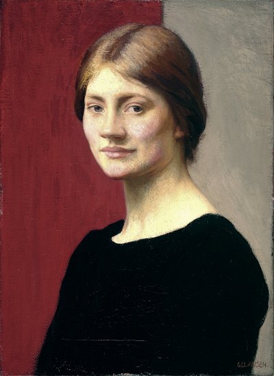 Ein Mädchen in Schwarz von George Clausen