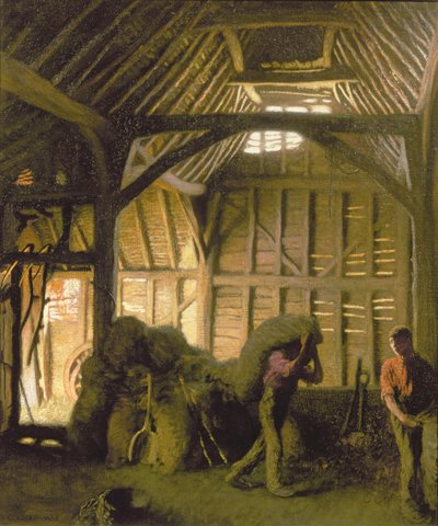 Eine alte Scheune von George Clausen