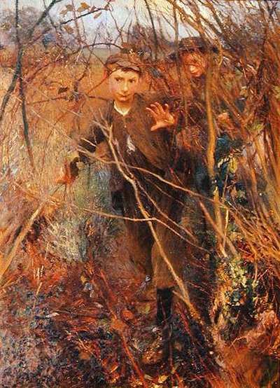 Lücke in der Hecke von George Clausen