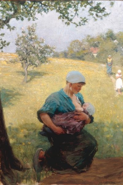 Frühling von George Clausen