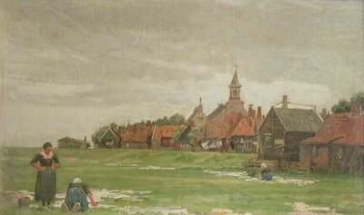 Wäscherinnen, Holland, 1876 von George Clausen