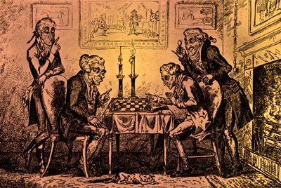 Ein Schachspiel von George Cruikshank