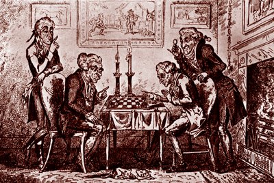 Ein Schachspiel von George Cruikshank
