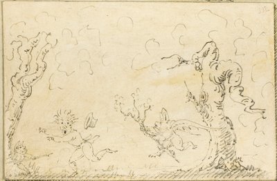 Komische Szene von George Cruikshank