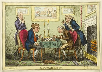 Schachspiel von George Cruikshank