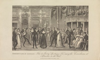 Höchstes Leben in London... von George Cruikshank
