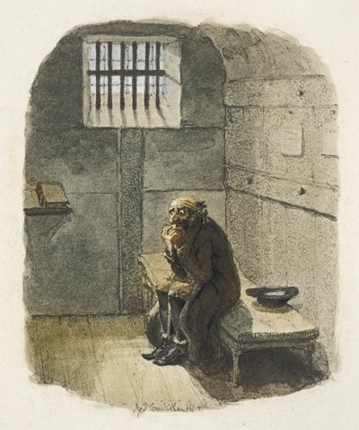 Illustration für "Oliver Twist" von George Cruikshank