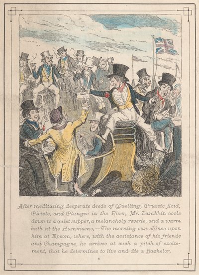 Illustrationen aus Mr. Lambkin, Platte 8 von George Cruikshank