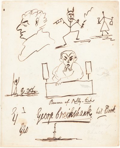 Satirische Skizzen von George Cruikshank
