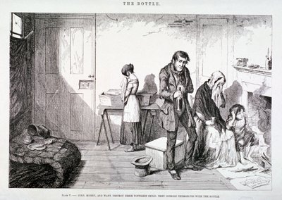 Die Flasche von George Cruikshank