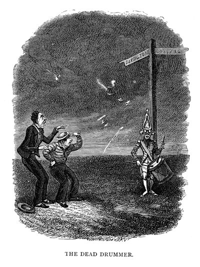 Der tote Trommler, 1840 von George Cruikshank