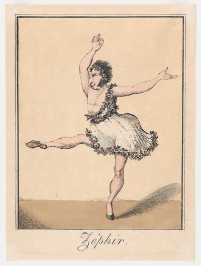 Zephyr, 1817-19 von George Cruikshank