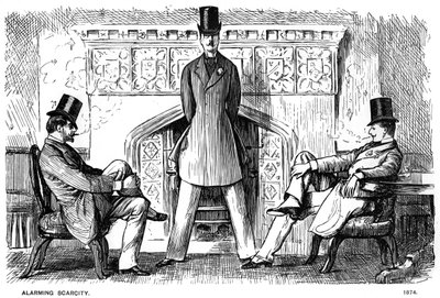 Beunruhigende Knappheit, 1874-1891 von George du Maurier