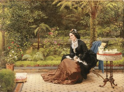 Fünf Uhr, ca. 1874 von George Dunlop Leslie