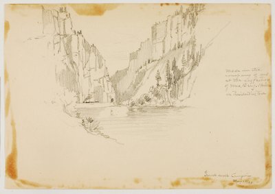 Grand River Canyon/Nahe Glenwood Springs von George Elbert Burr