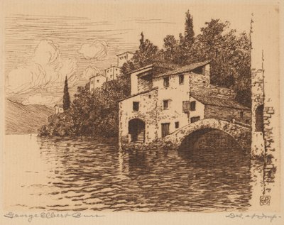 Am Comer See von George Elbert Burr
