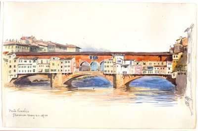 Ponte Vecchio, Florenz von George Elbert Burr