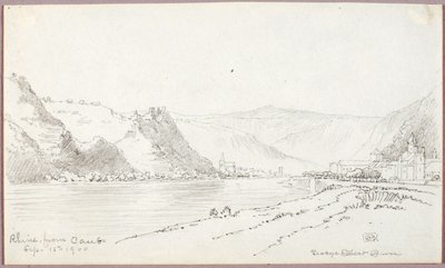 Rhein, von Caub von George Elbert Burr
