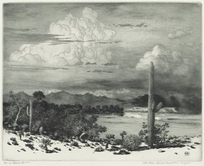 Verde River, Apache-Reservat, Arizona von George Elbert Burr