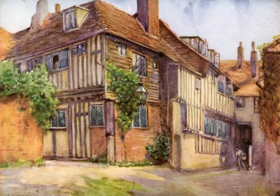 Mermaid Inn, Rye, Sussex von George Franck Nicholls