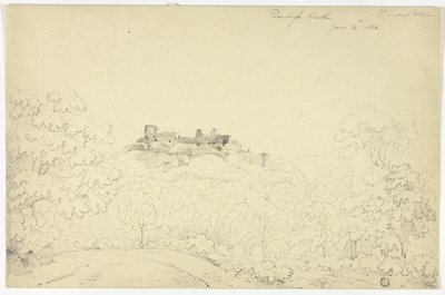 Schloss Denbigh von Segroyt Dingle aus von George Fennel Robson