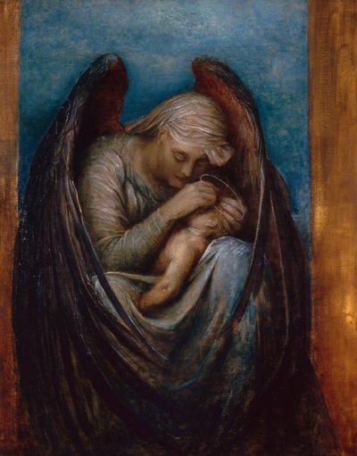 Der Tod krönt die Unschuld von George Frederic Watts