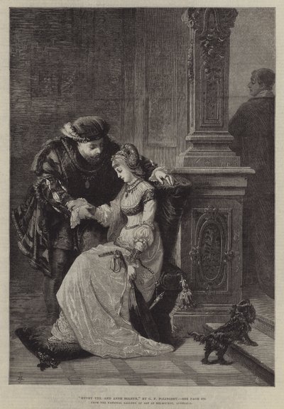 Heinrich VIII. und Anne Boleyn von George Frederick Folingsby