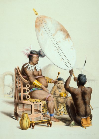 Umpanda, König der Amazulu von George French Angas