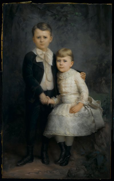 Porträt von zwei Kindern, 1891 von George Gerhard