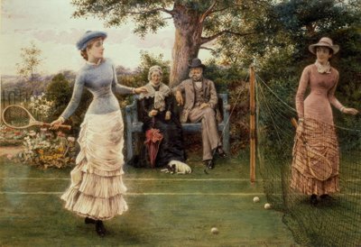 Tennisspiel von George Goodwin Kilburne