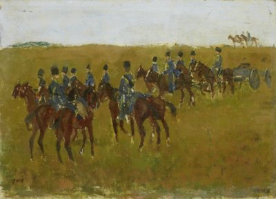 Artillerie bei Manövern von George Hendrik Breitner