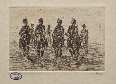 Kavallerieszene von George Hendrik Breitner