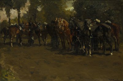 Kavallerie in Ruhe von George Hendrik Breitner