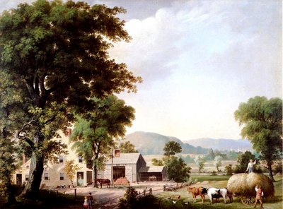 Heuernte bei Jones Inn, 1854 von George Henry Durrie