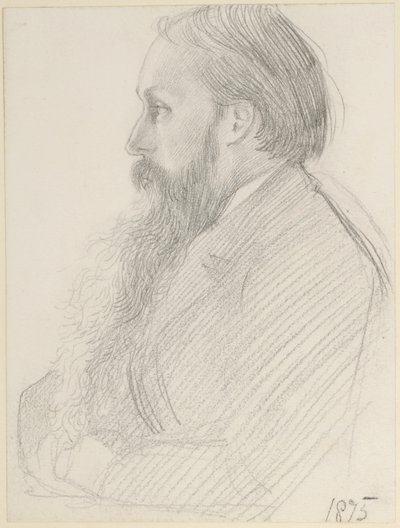 Porträt von Edward Burne-Jones, 1875 von George Howard