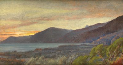 Blick von Bordighera, 1882 von George Howard