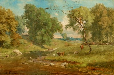 Auf der Wiese von George Inness