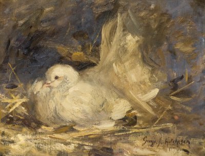 Die brütende Taube von George Jackson Hutchison
