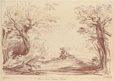 Ohne Titel: Landschaft mit Figuren von George Knapton