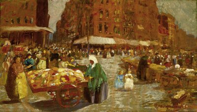 Houston Street von George Luks