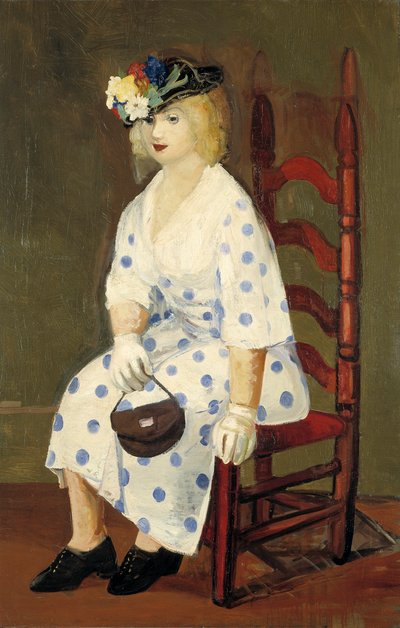 Das gepunktete Kleid von George Luks