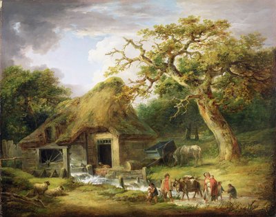 Die alte Wassermühle von George Morland