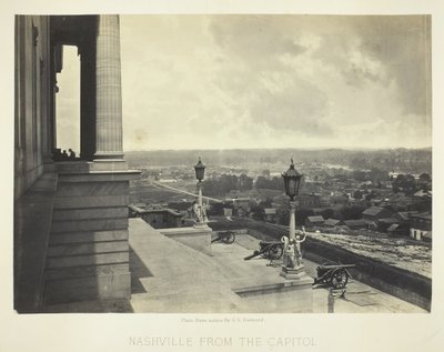 Nashville vom Kapitol, 1864 von George N. Barnard