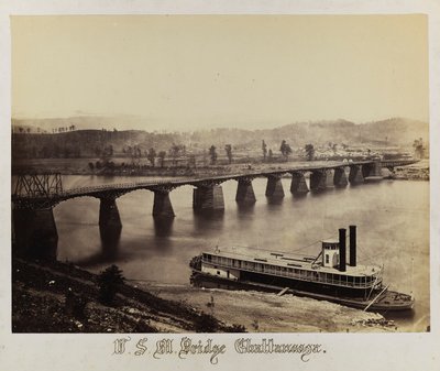U.S.M. Brücke, Chattanooga von George N. Barnard