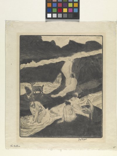 Die Badenden von George Overbury