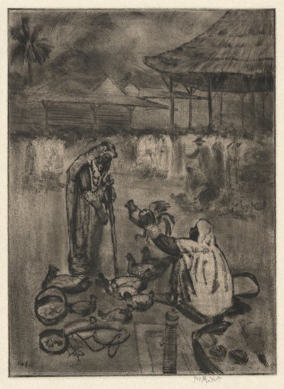 Hühnchenverkäufer, Trinidad von George Overbury Hart
