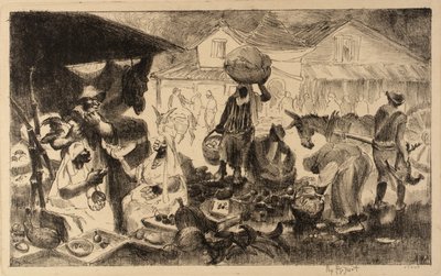Markt in Haiti von George Overbury Pop Hart